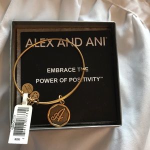 Gold Alex and Ani Bracelet